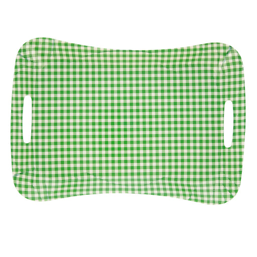 Tray Quid Habitat Gingham Multicolour Plastic 41,5 x 29 x 4 cm (12 Units) (Pack 12x)