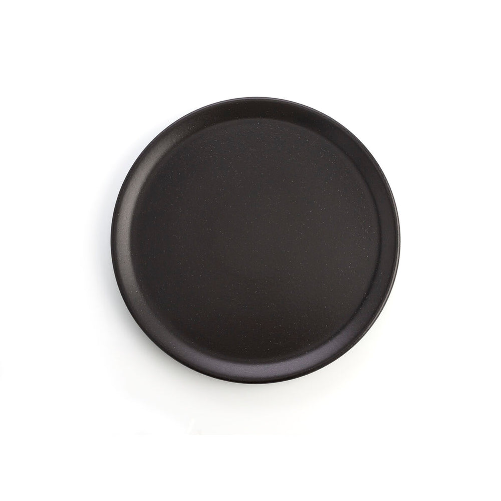 Flat Plate Anaflor Vulcano Black Ceramic Ø 22 cm