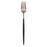 Fork Set Bidasoa Gio Black Copper Metal 12 Units