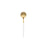 Set of Spoons Bidasoa Gio Golden Coffee White Metal 12 Units