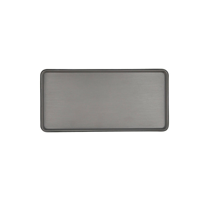 Serving Platter Bidasoa Gio Grey Plastic 24 x 11,5 cm