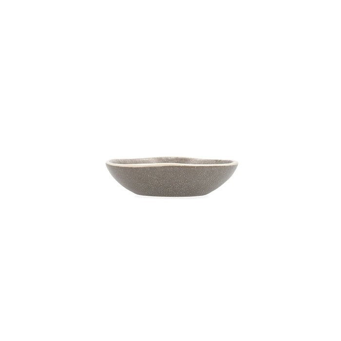 Bowl Bidasoa Gio Ceramic Grey 12 x 3 cm (12 Units)