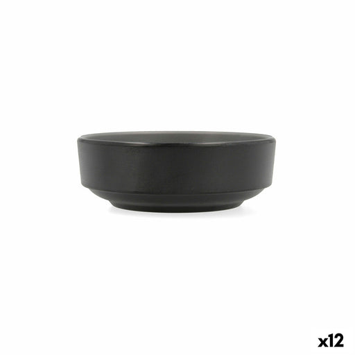 Snack Bowl Bidasoa Gio Grey Plastic 12,5 x 12,5 cm (12 Units)