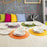 Dinnerware Set Quid Parchis Ceramic Multicolour 12 Pieces