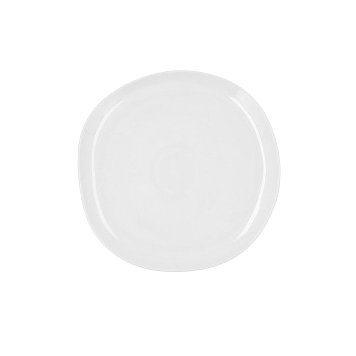 Flat plate Ariane Earth Ceramic White Ø 27 cm (6 Units)