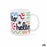 Cup Quid Hello Comics Multicolour Ceramic 330 ml (12 Units)