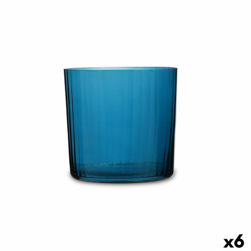 Glass Bohemia Crystal Optic Turquoise Glass 350 ml (6 Units)