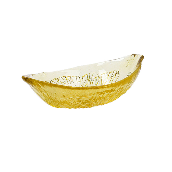 Bowl Quid Acid Lemon 15,5 x 11,5 x 4,5 cm Yellow Glass (6 Units)