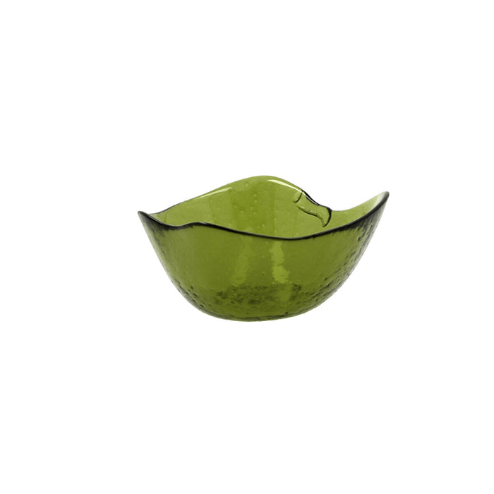 Bowl Quid Acid Apple 13 x 11,5 x 6 cm Green Glass (6 Units)