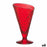 Ice Cream and Milk Shake Glass Gelato Red Glass 210 ml (6 Units)