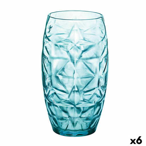 Glass Oriente Blue Glass 470 ml (6 Units)