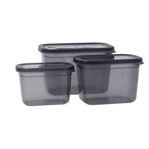 Set of lunch boxes Quid City Rectangular 3 Pieces