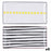 Snack tray Bidasoa Zigzag Multicolour Ceramic 30,5 x 15 x 2 cm (6 Units)