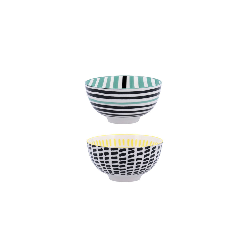 Bowl Bidasoa Zigzag Multicolour Ceramic 11 cm