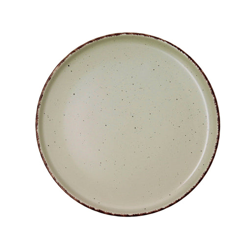 Flat Plate Quid Duna Green Ceramic 26,5 x 2,8 cm