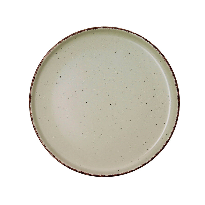 Flat Plate Quid Duna Green Ceramic 26,5 x 2,8 cm