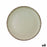 Flat Plate Quid Duna Green Ceramic 26,5 x 2,8 cm (6 Units)