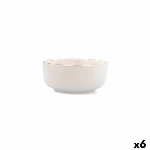 Bowl Quid Duna Beige Ceramic 15 x 15 cm (6 Units)
