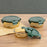 Hermetic Lunch Box Bidasoa Infinity Circular Green Yellow Glass 390 ml