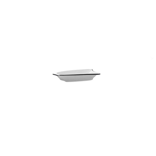 Snack Bowl Quid Gastro Black White Ceramic 15,5 x 10 cm