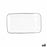 Snack tray Quid Gastro White Ceramic 31 x 18 cm (6 Units)