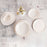 Flat Plate Bidasoa Cosmos White Ceramic 26 cm