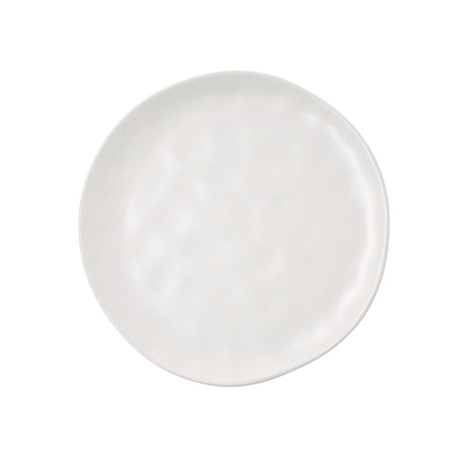 Flat Plate Bidasoa Cosmos White Ceramic 26 cm