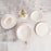 Deep Plate Bidasoa Cosmos White Ceramic Ø 22 cm (12 Units)