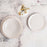 Dessert dish Bidasoa Cosmos White Ceramic 20 cm (12 Units)