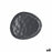 Flat Plate Bidasoa Cosmos Black Ceramic 23 cm (6 Units)