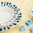 Dessert dish Quid Simetric Blue Ceramic 19 cm