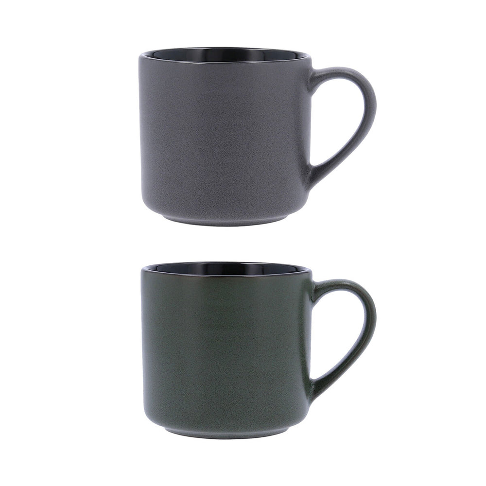 Cup Bidasoa Dark Moon Ceramic 540 ml