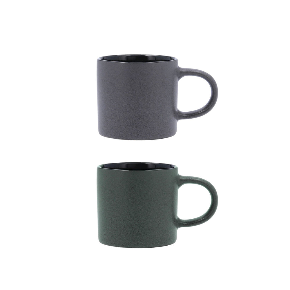 Cup Bidasoa Dark Moon Ceramic 250 ml