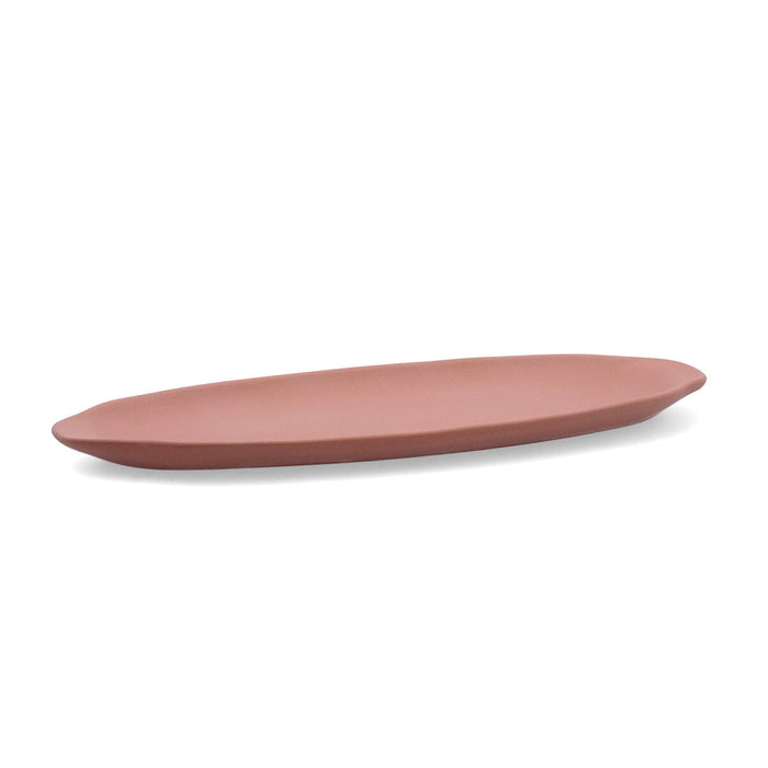 Snack tray Quid Mineral Gres Terracotta Ceramic 13 x 30,5 cm