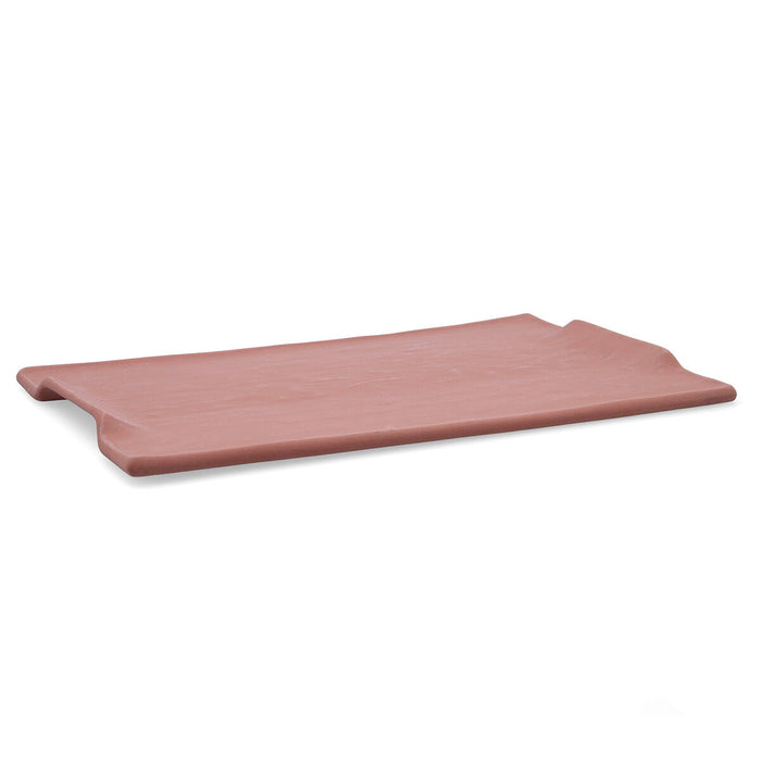 Snack tray Quid Mineral Gres Terracotta Ceramic 35 x 23 cm