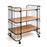 Serving trolley Vinthera Moa Black Steel 75 x 45 x 85 cm