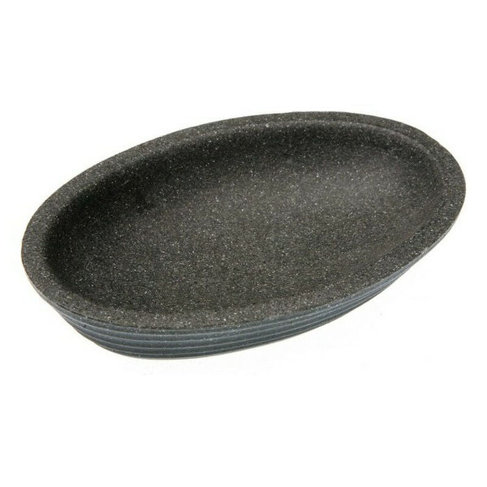 Soap dish 2 x 10 cm polyresin Oval