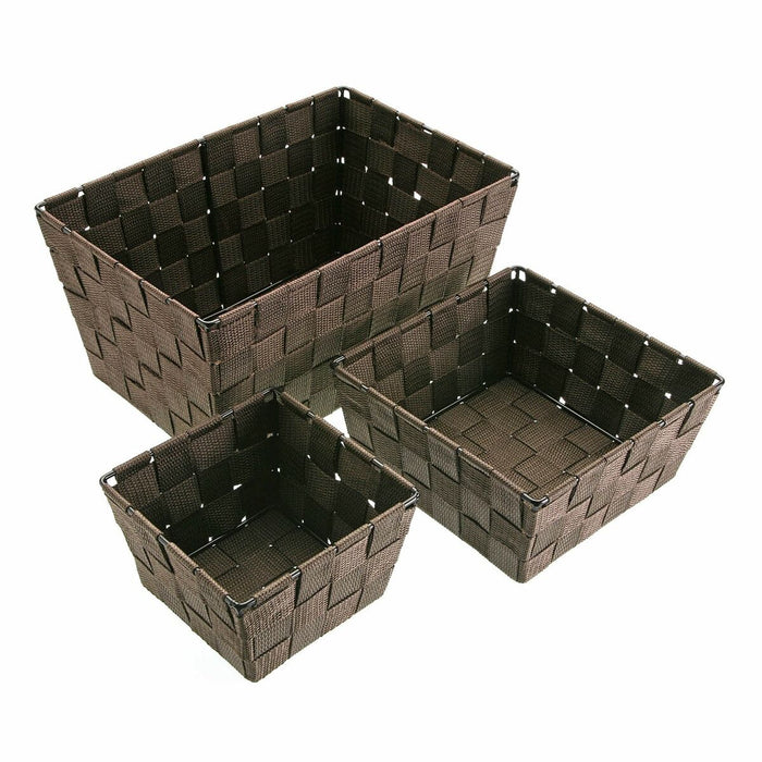 Multi-purpose basket Versa Chocolate (14 x 9 x 14 cm)