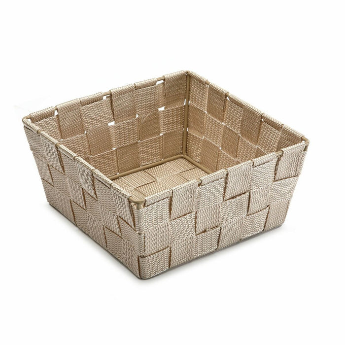 Multi-purpose basket Versa Beige Bath & Shower 19 x 9 x 19 cm