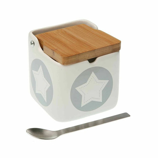 Sugar Bowl Versa Nord Stars Ceramic (8,5 x 9 x 8,5 cm)