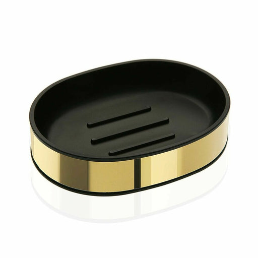 Soap dish Versa Gold Metal (11 x 8,5 x 2 cm)