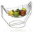 Fruit Bowl Versa 10035330 Metal Steel (29 x 41 x 31,5 cm)