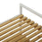 Bathroom Shelves Versa Metal Textile Bamboo (32,5 x 105,5 x 39 cm)