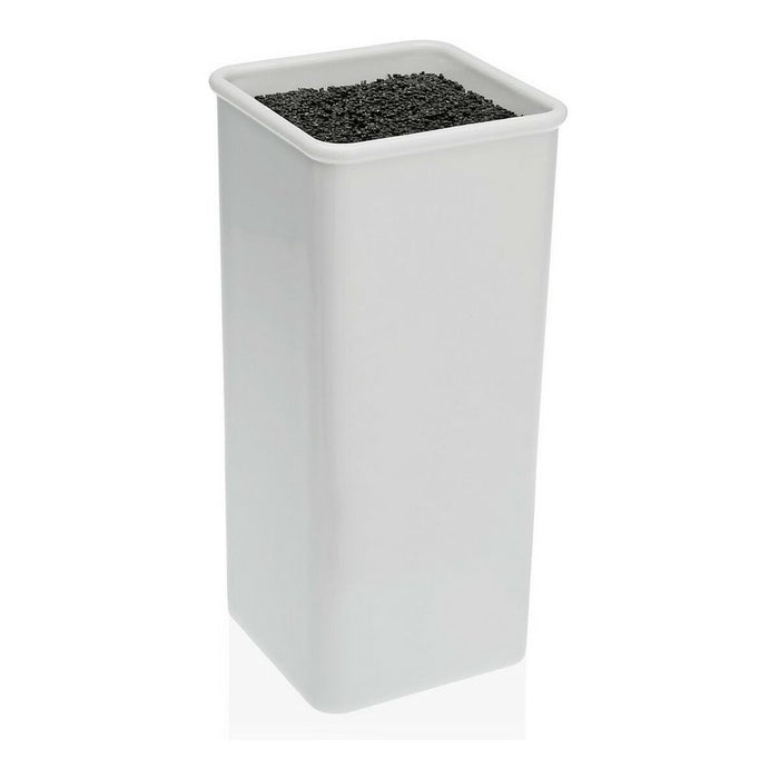 Knife Holder Versa White Knife polypropylene ABS Plastic 10 x 21,8 x 10 cm