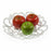 Fruit Bowl Versa Cozy Metal Steel (29 x 4,5 x 29 cm)