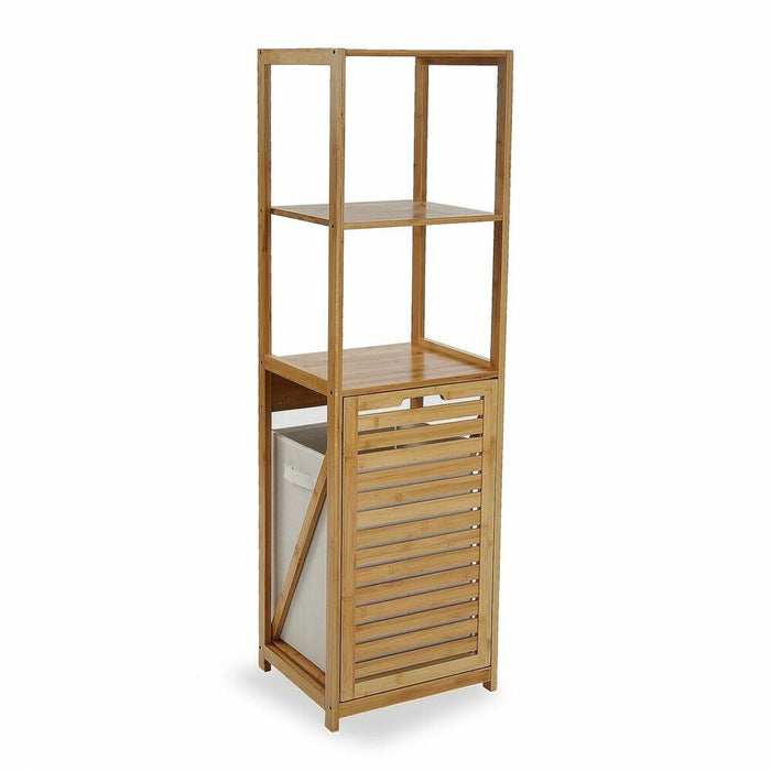 Bathroom Shelves Versa Textile Bamboo MDF Wood (33 x 130 x 37,5 cm)