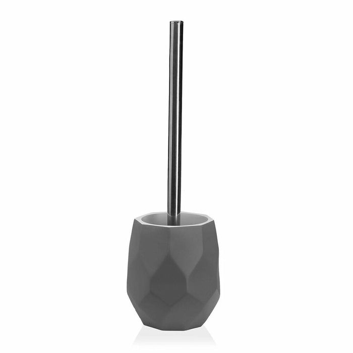 Toilet Brush Versa Amanda Grey Resin (11,2 x 37 x 11,2 cm)