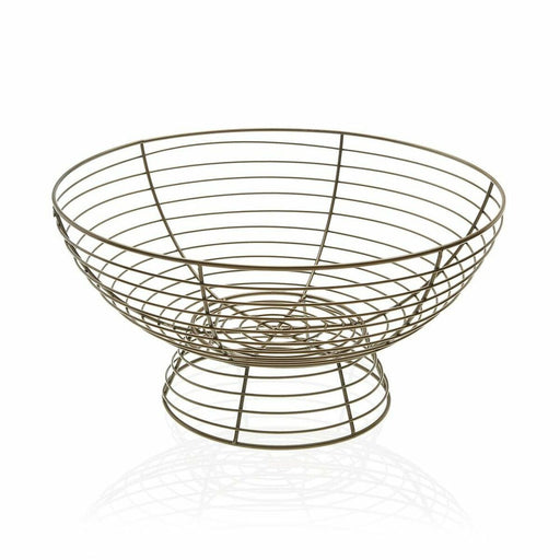 Fruit Bowl Versa Metal Steel (33 x 17 cm)