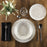 Tableware Versa Rombo Trico Grey 18 Pieces Porcelain