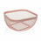 Fruit Bowl Versa Pink Metal Steel (26,5 x 12,5 x 26,5 cm)